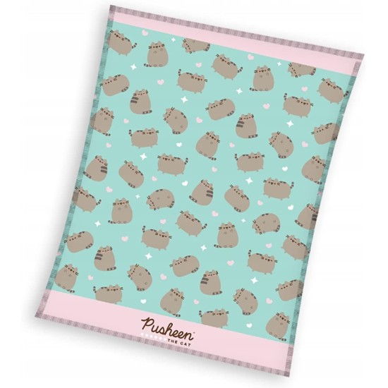 XWI Pusheen The Cat Soft Fleece Blanket Perfect for Any Bedroom 100% Polyester 51" x 67" XWI Pusheen The Cat Soft Fleece Blanket Perfect for Any Bedroom 100% Polyester 51" x 67"