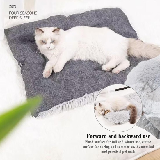 Xiuyer Cat Blanket, Self-Warming, Self-Heating Cat Blanket, Self-Warming Cat Blanket, 2-in-1 Cat Bed, Pet Bed, Cat Sofa, Washable Heat Blanket Cat, Fluffy and Soft, 61 x 51 cm Xiuyer Cat Blanket, Self-Warming, Self-Heating Cat Blanket, Self-Warming Cat Blanket, 2-in-1 Cat Bed, Pet Bed, Cat Sofa, Washable Heat Blanket Cat, Fluffy and Soft, 61 x 51 cm