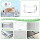YARVPUV 2-in-1 Cat Window Lounger 53.5 x 39.5 cm Window Lounger for Cats Cat Bed Window with Suction Cups and Hook Mode, Window Sill Cat Up to 25 kg Load Capacity, Cat Hammock Grey YARVPUV 2-in-1 Cat Window Lounger 53.5 x 39.5 cm Window Lounger for Cats Cat Bed Window with Suction Cups and Hook Mode, Window Sill Cat Up to 25 kg Load Capacity, Cat Hammock Grey