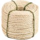 Yangbaga Natural Sisal Rope, Sisal Rope for Scratching Post, Multi-Purpose Sisal Rope, DIY and Interchangeable, One Part for Scratching Post, 50 m, 8 mm (with a Ball) Yangbaga Natural Sisal Rope, Sisal Rope for Scratching Post, Multi-Purpose Sisal Rope, DIY and Interchangeable, One Part for Scratching Post, 50 m, 8 mm (with a Ball)