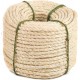 Yangbaga Natural Sisal Rope, Sisal Rope for Scratching Post, Multi-Purpose Sisal Rope, DIY and Interchangeable, One Part for Scratching Post, 50 m, 8 mm (with a Ball) Yangbaga Natural Sisal Rope, Sisal Rope for Scratching Post, Multi-Purpose Sisal Rope, DIY and Interchangeable, One Part for Scratching Post, 50 m, 8 mm (with a Ball)