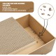 Ycozy Cat Scratching Board with Box and 5 Scratching Boards, Large XXL Double-Sided Scratching Board for Cats, High-Quality Interchangeable Cardboard, Durable Cat Furniture Ycozy Cat Scratching Board with Box and 5 Scratching Boards, Large XXL Double-Sided Scratching Board for Cats, High-Quality Interchangeable Cardboard, Durable Cat Furniture