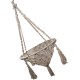 Yolispa Cat Swing Hammock Bed for Handwoven Hanging Cat Bed Cats Hanging Cat Nest Pet Swing Pet Bed Boho Cat Swing with Hanging Set