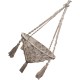 Yolispa Cat Swing Hammock Bed for Handwoven Hanging Cat Bed Cats Hanging Cat Nest Pet Swing Pet Bed Boho Cat Swing with Hanging Set