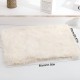 ZSMJAER Heat Blankets for Dogs and Cats, Pets Cat Blanket Heat Mat, Cat Bed Fluffy, Double-Sided Plush Blanket for Dog Bed and Cat Bed, Keeps You Noticeable, 80 x 53 cm (White)