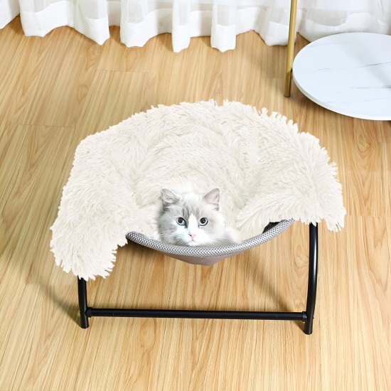 ZSMJAER Heat Blankets for Dogs and Cats, Pets Cat Blanket Heat Mat, Cat Bed Fluffy, Double-Sided Plush Blanket for Dog Bed and Cat Bed, Keeps You Noticeable, 80 x 53 cm (White) ZSMJAER Heat Blankets for Dogs and Cats, Pets Cat Blanket Heat Mat, Cat Bed Fluffy, Double-Sided Plush Blanket for Dog Bed and Cat Bed, Keeps You Noticeable, 80 x 53 cm (White)