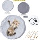 ZTIKSNYU Cat Hammock Bed Cat Basket for Sleeping Fluffy Desk Cat Bed Padded for Cats and Puppies 45 x 45 cm Bring 1 Cat Blanket with 2 Cat Toys Maximum Load 22 kg ZTIKSNYU Cat Hammock Bed Cat Basket for Sleeping Fluffy Desk Cat Bed Padded for Cats and Puppies 45 x 45 cm Bring 1 Cat Blanket with 2 Cat Toys Maximum Load 22 kg