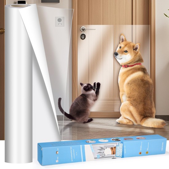 Zaxiva Scratch Protection Sofa Cat, 5 m x 30 cm, Self-Adhesive Scratching Film, Transparent Anti-Scratch Film for Cats, Scratch Protection for Dog Doors, Sofa Protection Cat, Scratch Protection Wall Zaxiva Scratch Protection Sofa Cat, 5 m x 30 cm, Self-Adhesive Scratching Film, Transparent Anti-Scratch Film for Cats, Scratch Protection for Dog Doors, Sofa Protection Cat, Scratch Protection Wall