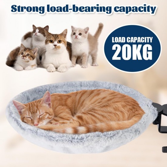 Zinueen Katzenbett für Schreibtisch – 360° drehbare & höhenverstellbare Katzenhängematte mit stabilem Metallrahmen, 2 waschbare Bezüge, Katzenschlafplatz für Büro & Homeoffice, Ganzjahresnutzung Zinueen Katzenbett für Schreibtisch – 360° drehbare & höhenverstellbare Katzenhängematte mit stabilem Metallrahmen, 2 waschbare Bezüge, Katzenschlafplatz für Büro & Homeoffice, Ganzjahresnutzung