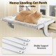 Zoratoo Window Sill Mount Cat Perch for Indoor Cats, Single Step Sliding Clamp Slot, Adjustment, Cat Hammock with Removable Two Fabric Covers, No Suction Cups, Cat Bed for Zoratoo Window Sill Mount Cat Perch for Indoor Cats, Single Step Sliding Clamp Slot, Adjustment, Cat Hammock with Removable Two Fabric Covers, No Suction Cups, Cat Bed for
