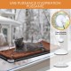 Zvonema Cat Hammock, Window Hammock for Cats with Stabilised Suction Cup, Brown Cat Blanket & Stainless Steel Frame, Cat Window, Easy to Install, Holds 10 kg Zvonema Cat Hammock, Window Hammock for Cats with Stabilised Suction Cup, Brown Cat Blanket & Stainless Steel Frame, Cat Window, Easy to Install, Holds 10 kg