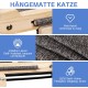 Zvonema Katzen Hängematte, Katzen Fensterliege, Stabil groß Katzenhängematte, Holz Katzenbett Fenster mit Abnehmbarem Dickem Bezug, Bequem Katzenbett Fensterbank, Platzsparendes Design bis zu 30kg Zvonema Katzen Hängematte, Katzen Fensterliege, Stabil groß Katzenhängematte, Holz Katzenbett Fenster mit Abnehmbarem Dickem Bezug, Bequem Katzenbett Fensterbank, Platzsparendes Design bis zu 30kg