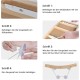 Zvonema ZNM Cat Window Seats, Cat Hammock, Sisal, Solid Wood Frame, Cat Bed Window with Sturdy Suction Cups, Cat Hanging Bed Window, Space-Saving Design, Holds up to 18 kg