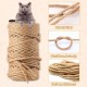 Zydiwo Sisal Rope for Scratching Post, 6 mm, Natural Sisal Rope, Sisal Cord for Scratching Post, Replacement Toy, Hemp Rope for Household, Cats, Garden, DIY, Decorating Houses (30 m) Zydiwo Sisal Rope for Scratching Post, 6 mm, Natural Sisal Rope, Sisal Cord for Scratching Post, Replacement Toy, Hemp Rope for Household, Cats, Garden, DIY, Decorating Houses (30 m)