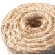 cyclingcolors Sisal Rope for Scratching Post 6 mm x 50 m Natural Sisal Rope Sisal for Scratching Post Rope Cord for Scratching Post Replacement Cat Accessories Crafts Decorating Houses