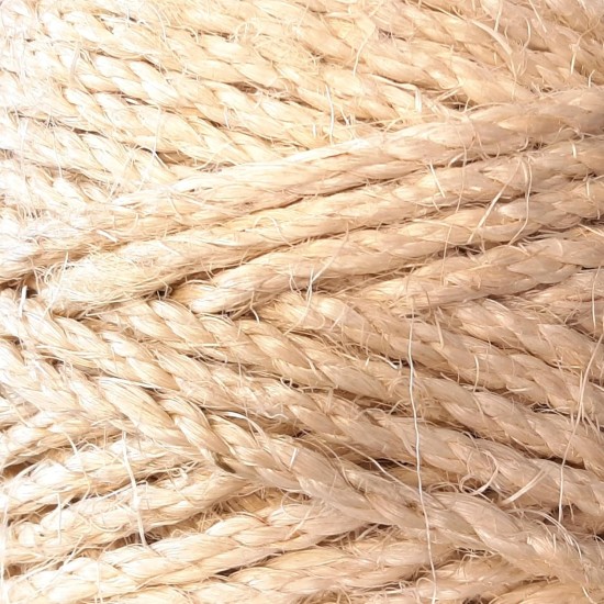 cyclingcolors Sisal Rope for Scratching Post 6 mm x 50 m Natural Sisal Rope Sisal for Scratching Post Rope Cord for Scratching Post Replacement Cat Accessories Crafts Decorating Houses cyclingcolors Sisal Rope for Scratching Post 6 mm x 50 m Natural Sisal Rope Sisal for Scratching Post Rope Cord for Scratching Post Replacement Cat Accessories Crafts Decorating Houses