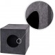 dibea Felt Cat Cave with or without Cushion, Foldable Cuddly Cave for Cats, Shelf for Cats, 33 x 37 x 33 cm dibea Felt Cat Cave with or without Cushion, Foldable Cuddly Cave for Cats, Shelf for Cats, 33 x 37 x 33 cm