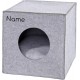 dibea Felt Cat Cave with or without Cushion, Foldable Cuddly Cave for Cats, Shelf for Cats, 33 x 37 x 33 cm dibea Felt Cat Cave with or without Cushion, Foldable Cuddly Cave for Cats, Shelf for Cats, 33 x 37 x 33 cm