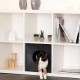 dibea Felt Cat Cave with or without Cushion, Foldable Cuddly Cave for Cats, Shelf for Cats, 33 x 37 x 33 cm dibea Felt Cat Cave with or without Cushion, Foldable Cuddly Cave for Cats, Shelf for Cats, 33 x 37 x 33 cm