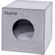 dibea Felt Cat Cave with or without Cushion, Foldable Cuddly Cave for Cats, Shelf for Cats, 33 x 37 x 33 cm dibea Felt Cat Cave with or without Cushion, Foldable Cuddly Cave for Cats, Shelf for Cats, 33 x 37 x 33 cm