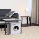 dibea Felt Cat Cave with or without Cushion, Foldable Cuddly Cave for Cats, Shelf for Cats, 33 x 37 x 33 cm dibea Felt Cat Cave with or without Cushion, Foldable Cuddly Cave for Cats, Shelf for Cats, 33 x 37 x 33 cm