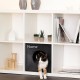dibea Felt Cat Cave with or without Cushion, Foldable Cuddly Cave for Cats, Shelf for Cats, 33 x 37 x 33 cm dibea Felt Cat Cave with or without Cushion, Foldable Cuddly Cave for Cats, Shelf for Cats, 33 x 37 x 33 cm