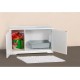 dobar® 35266e Zeta Cat Cabinet - Cat Cave for Cat Litter Trays - Cat House with Divider for Cat Litter Tray - Solid Wood Cat Furniture - 60 x 40 x 49 cm - White dobar® 35266e Zeta Cat Cabinet - Cat Cave for Cat Litter Trays - Cat House with Divider for Cat Litter Tray - Solid Wood Cat Furniture - 60 x 40 x 49 cm - White