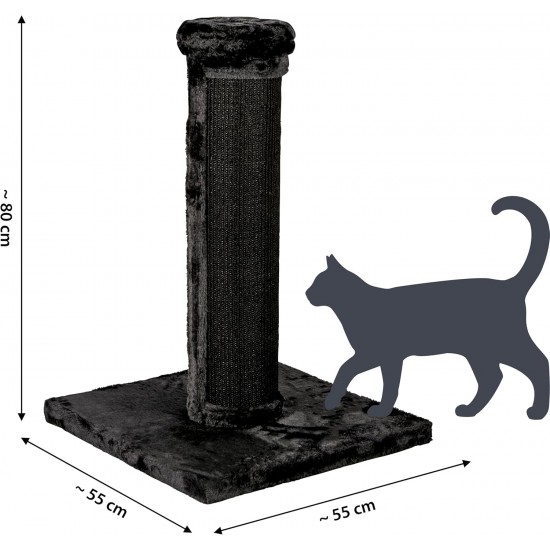 dobar® Premium Scratchy Wooden Cat Scratching Post with Extra Large and Sturdy Scratching Posts in Fancy Design – Also Suitable for Large Cats – 35 x 60 x 100 cm dobar® Premium Scratchy Wooden Cat Scratching Post with Extra Large and Sturdy Scratching Posts in Fancy Design – Also Suitable for Large Cats – 35 x 60 x 100 cm