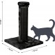dobar® Premium Scratchy Wooden Cat Scratching Post with Extra Large and Sturdy Scratching Posts in Fancy Design – Also Suitable for Large Cats – 35 x 60 x 100 cm dobar® Premium Scratchy Wooden Cat Scratching Post with Extra Large and Sturdy Scratching Posts in Fancy Design – Also Suitable for Large Cats – 35 x 60 x 100 cm