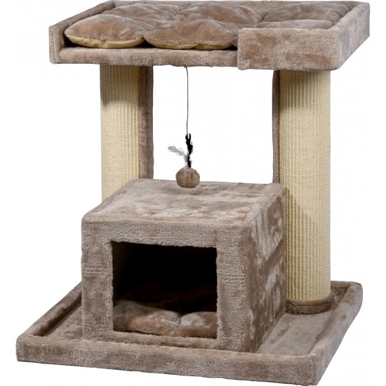 dobar® Premium Scratchy Wooden Cat Scratching Post with Extra Large and Sturdy Scratching Posts in Fancy Design – Also Suitable for Large Cats – 35 x 60 x 100 cm dobar® Premium Scratchy Wooden Cat Scratching Post with Extra Large and Sturdy Scratching Posts in Fancy Design – Also Suitable for Large Cats – 35 x 60 x 100 cm