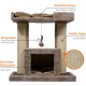 dobar® Premium Scratchy Wooden Cat Scratching Post with Extra Large and Sturdy Scratching Posts in Fancy Design – Also Suitable for Large Cats – 35 x 60 x 100 cm dobar® Premium Scratchy Wooden Cat Scratching Post with Extra Large and Sturdy Scratching Posts in Fancy Design – Also Suitable for Large Cats – 35 x 60 x 100 cm