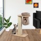 dobar® Premium Scratchy Wooden Cat Scratching Post with Extra Large and Sturdy Scratching Posts in Fancy Design – Also Suitable for Large Cats – 35 x 60 x 100 cm dobar® Premium Scratchy Wooden Cat Scratching Post with Extra Large and Sturdy Scratching Posts in Fancy Design – Also Suitable for Large Cats – 35 x 60 x 100 cm