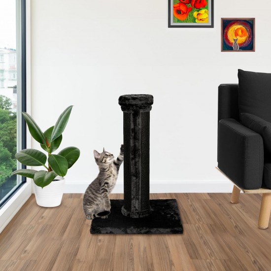 dobar® Premium Scratchy Wooden Cat Scratching Post with Extra Large and Sturdy Scratching Posts in Fancy Design – Also Suitable for Large Cats – 35 x 60 x 100 cm dobar® Premium Scratchy Wooden Cat Scratching Post with Extra Large and Sturdy Scratching Posts in Fancy Design – Also Suitable for Large Cats – 35 x 60 x 100 cm
