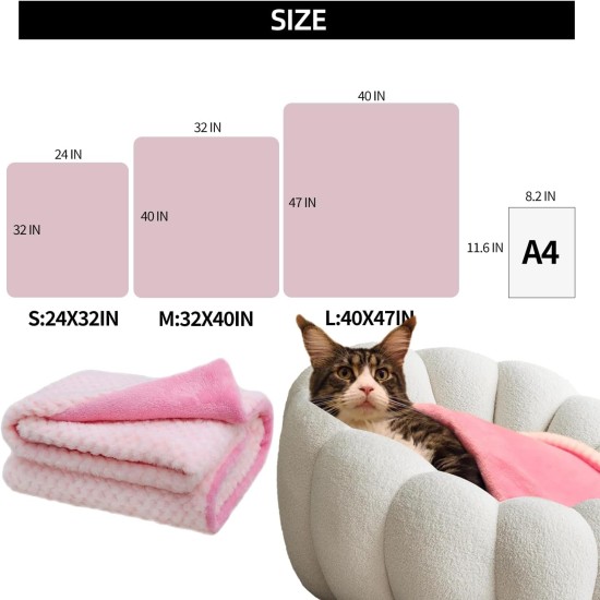 furrybaby Premium Fluffy Fleece Dog Blanket, Soft and Warm Pet Throw for Dogs and Cats (Blue, Size L (100 x 120 cm) furrybaby Premium Fluffy Fleece Dog Blanket, Soft and Warm Pet Throw for Dogs and Cats (Blue, Size L (100 x 120 cm)