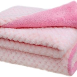 furrybaby Premium Fluffy Fleece Dog Blanket, Soft and Warm Pet Throw for Dogs and Cats (Pink, Size M (80 x 100 cm) furrybaby Premium Fluffy Fleece Dog Blanket, Soft and Warm Pet Throw for Dogs and Cats (Pink, Size M (80 x 100 cm)