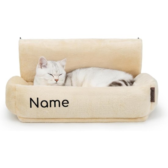 lionto Cat Bed for Heaters, Cat Heating Lounger, Cat Hammock for Heaters, Dark Grey lionto Cat Bed for Heaters, Cat Heating Lounger, Cat Hammock for Heaters, Dark Grey