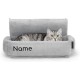 lionto Cat Bed for Heaters, Cat Heating Lounger, Cat Hammock for Heaters, Dark Grey