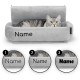 lionto Cat Bed for Heaters, Cat Heating Lounger, Cat Hammock for Heaters, Dark Grey