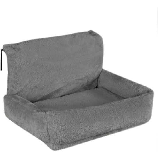 lionto Cat Bed for Heaters, Cat Heating Lounger, Cat Hammock for Heaters, Dark Grey