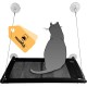 riijk Window Cat Hammock for Cats up to 23 kg, Extra Stable Window Lounger for Cats, Cat Bed Window Seat riijk Window Cat Hammock for Cats up to 23 kg, Extra Stable Window Lounger for Cats, Cat Bed Window Seat