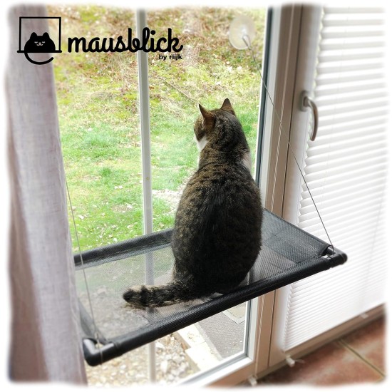 riijk Window Cat Hammock for Cats up to 23 kg, Extra Stable Window Lounger for Cats, Cat Bed Window Seat riijk Window Cat Hammock for Cats up to 23 kg, Extra Stable Window Lounger for Cats, Cat Bed Window Seat