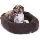 suede bagel-shaped dog bed suede bagel-shaped dog bed