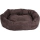 suede bagel-shaped dog bed suede bagel-shaped dog bed