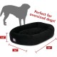 suede bagel-shaped dog bed suede bagel-shaped dog bed