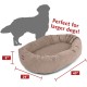 suede bagel-shaped dog bed suede bagel-shaped dog bed