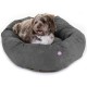 suede bagel-shaped dog bed suede bagel-shaped dog bed