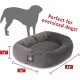 suede bagel-shaped dog bed suede bagel-shaped dog bed