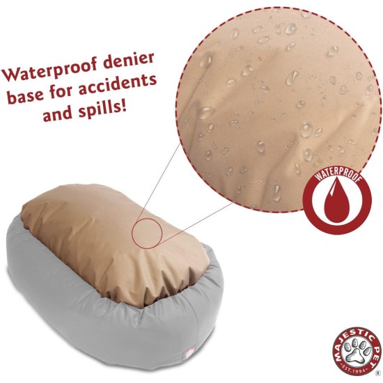 suede bagel-shaped dog bed suede bagel-shaped dog bed