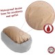 suede bagel-shaped dog bed suede bagel-shaped dog bed