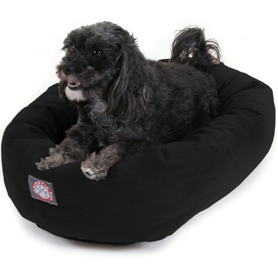 suede bagel-shaped dog bed suede bagel-shaped dog bed